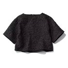 【エムセブンデイズ/M7days】の【コラボ】ジャカードTブラウス 人気、トレンドファッション・服の通販 founy(ファニー) ファッション Fashion レディースファッション Fashion for Women トップス・カットソー Cut & Sew Tops シャツ・ブラウス・オフィスカジュアル Elegant Blouses & Button-Ups コラボ Collaboration, Collab シンプル Simple, Minimal ジャカード／ジャガード Jacquard, Woven Pattern セットアップ Set-Up, Coordinated Outfit バランス Balance, Style Balance エレガント 上品 Elegant 洗える Machine Washable thumbnail ブラック|ID: prp329100004464721 ipo3291000000034953380