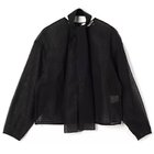 【デパリエ/DEPAREILLE】のオーガンジーボウブラウス 人気、トレンドファッション・服の通販 founy(ファニー) ファッション Fashion レディースファッション Fashion for Women トップス・カットソー Cut & Sew Tops シャツ・ブラウス・オフィスカジュアル Elegant Blouses & Button-Ups インナー Innerwear エレガント 上品 Elegant シアー Sheer, See-Through シンプル Simple, Minimal 洗える Machine Washable thumbnail ブラック|ID: prp329100004464723 ipo3291000000034766741