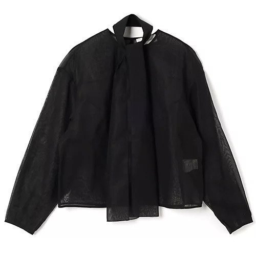 【デパリエ/DEPAREILLE】のオーガンジーボウブラウス 人気、トレンドファッション・服の通販 founy(ファニー) 　ファッション　Fashion　レディースファッション　Fashion for Women　トップス・カットソー　Cut & Sew Tops　シャツ・ブラウス・オフィスカジュアル　Elegant Blouses & Button-Ups　インナー　Innerwear　エレガント 上品　Elegant　シアー　Sheer, See-Through　シンプル　Simple, Minimal　洗える　Machine Washable　 other-1|ID: prp329100004464723 ipo3291000000034953699