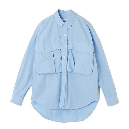 【エクラ/eclat】の【徳原文子さん別注】ロングテイルシャツ 人気、トレンドファッション・服の通販 founy(ファニー) 　ファッション　Fashion　レディースファッション　Fashion for Women　トップス・カットソー　Cut & Sew Tops　シャツ・ブラウス・オフィスカジュアル　Elegant Blouses & Button-Ups　ポケット　Pocket, Pocket Detail　別注　Limited Edition, Custom Order　定番　Standard, Basic Item　洗える　Machine Washable　 other-1|ID: prp329100004464724 ipo3291000000033139901