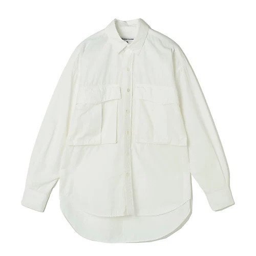 【エクラ/eclat】の【徳原文子さん別注】ロングテイルシャツ インテリア・キッズ・メンズ・レディースファッション・服の通販 founy(ファニー) 　ファッション　Fashion　レディースファッション　Fashion for Women　トップス・カットソー　Cut & Sew Tops　シャツ・ブラウス・オフィスカジュアル　Elegant Blouses & Button-Ups　ポケット　Pocket, Pocket Detail　別注　Limited Edition, Custom Order　定番　Standard, Basic Item　洗える　Machine Washable　ホワイト|ID: prp329100004464724 ipo3291000000033139905