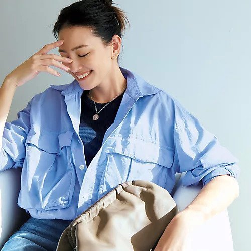 【エクラ/eclat】の【徳原文子さん別注】ロングテイルシャツ 人気、トレンドファッション・服の通販 founy(ファニー) 　ファッション　Fashion　レディースファッション　Fashion for Women　トップス・カットソー　Cut & Sew Tops　シャツ・ブラウス・オフィスカジュアル　Elegant Blouses & Button-Ups　ポケット　Pocket, Pocket Detail　別注　Limited Edition, Custom Order　定番　Standard, Basic Item　洗える　Machine Washable　other-3|ID: prp329100004464724 ipo3291000000033139909
