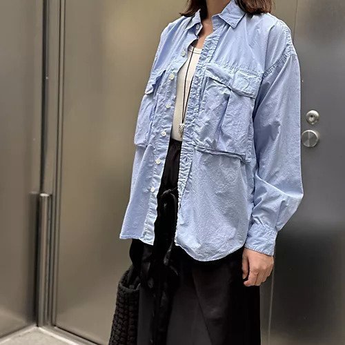 【エクラ/eclat】の【徳原文子さん別注】ロングテイルシャツ 人気、トレンドファッション・服の通販 founy(ファニー) 　ファッション　Fashion　レディースファッション　Fashion for Women　トップス・カットソー　Cut & Sew Tops　シャツ・ブラウス・オフィスカジュアル　Elegant Blouses & Button-Ups　ポケット　Pocket, Pocket Detail　別注　Limited Edition, Custom Order　定番　Standard, Basic Item　洗える　Machine Washable　other-3|ID: prp329100004464724 ipo3291000000034156059