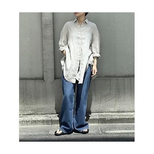 【フィナモレ/Finamore】のオーバーサイズリネンシャツ 人気、トレンドファッション・服の通販 founy(ファニー) ファッション Fashion レディースファッション Fashion for Women トップス・カットソー Cut & Sew Tops シャツ・ブラウス・オフィスカジュアル Elegant Blouses & Button-Ups クラシック Classic, Timeless Style リネン Linen, Linen Fabric 洗える Machine Washable other-2|ID: prp329100004464725 ipo3291000000035821595