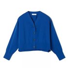 【イーバイエクラ/E by eclat】の着丈違いVネックカーディガン 人気、トレンドファッション・服の通販 founy(ファニー) ファッション Fashion レディースファッション Fashion for Women トップス・カットソー Cut & Sew Tops カーディガン・羽織り Layered Style Cardigans Vネックトップス V-Neck Tops / V-Cut Neckline Shirts カーディガン Cardigan, Knitwear ショート Short, Short Length ロング Long, Long-Length 洗える Machine Washable 長袖 Long Sleeve, Full Sleeve thumbnail ブルー|ID: prp329100004464735 ipo3291000000034766870