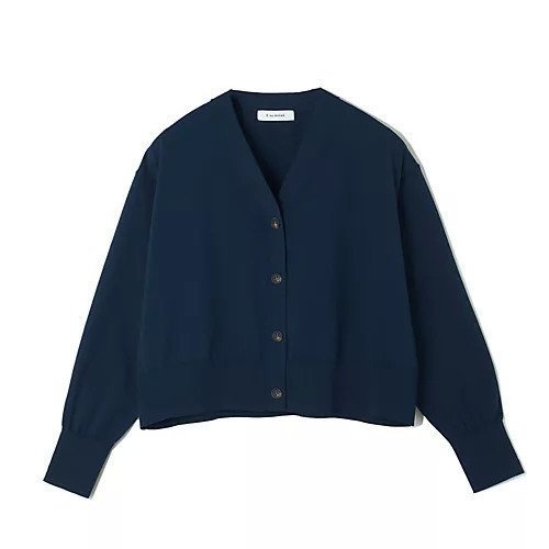 【イーバイエクラ/E by eclat】の着丈違いVネックカーディガン インテリア・キッズ・メンズ・レディースファッション・服の通販 founy(ファニー) 　ファッション　Fashion　レディースファッション　Fashion for Women　トップス・カットソー　Cut & Sew Tops　カーディガン・羽織り　Layered Style Cardigans　Vネックトップス　V-Neck Tops / V-Cut Neckline Shirts　カーディガン　Cardigan, Knitwear　ショート　Short, Short Length　ロング　Long, Long-Length　洗える　Machine Washable　長袖　Long Sleeve, Full Sleeve　ネイビー|ID: prp329100004464735 ipo3291000000034954372