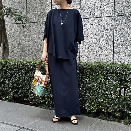 【プルミエ アロンディスモン/1er Arrondissement】の【Marisol別注】ヴィンテージ天竺ドロストスカート 人気、トレンドファッション・服の通販 founy(ファニー) 　ファッション　Fashion　レディースファッション　Fashion for Women　スカート　Skirts　おすすめ　Recommended / Our Picks　ストレート　Straight, Straight Cut　セットアップ　Set-Up, Coordinated Outfit　ツイル　Twist, Twisted Detail　バランス　Balance, Style Balance　フォルム　Silhouette, Form　モダン　Modern, Contemporary　リラックス　Relax, Relaxed Fit　ヴィンテージ　Vintage Style　別注　Limited Edition, Custom Order　洗える　Machine Washable　other-2|ID: prp329100004464744 ipo3291000000034910518