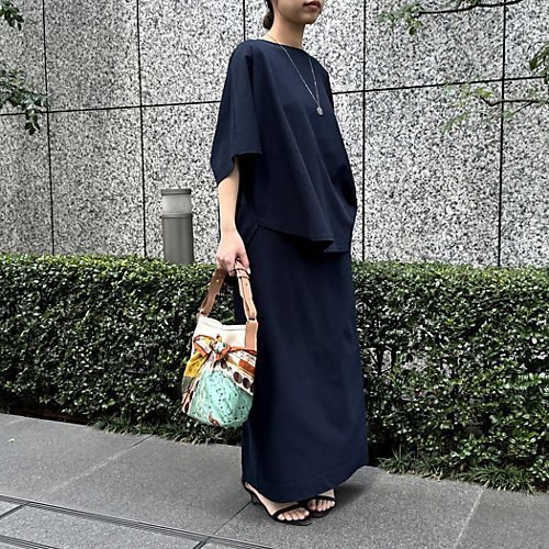 【プルミエ アロンディスモン/1er Arrondissement】の【Marisol別注】ヴィンテージ天竺ドロストスカート 人気、トレンドファッション・服の通販 founy(ファニー) 　ファッション　Fashion　レディースファッション　Fashion for Women　スカート　Skirts　おすすめ　Recommended / Our Picks　ストレート　Straight, Straight Cut　セットアップ　Set-Up, Coordinated Outfit　ツイル　Twist, Twisted Detail　バランス　Balance, Style Balance　フォルム　Silhouette, Form　モダン　Modern, Contemporary　リラックス　Relax, Relaxed Fit　ヴィンテージ　Vintage Style　別注　Limited Edition, Custom Order　洗える　Machine Washable　other-3|ID: prp329100004464744 ipo3291000000034910519