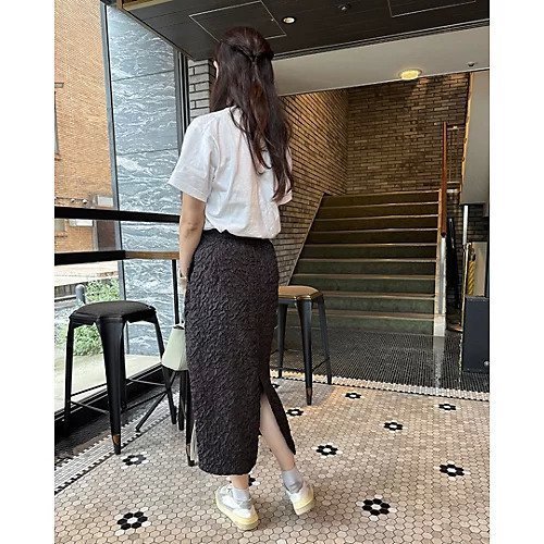 【エムセブンデイズ/M7days】の【東原妙子さんコラボ】ジャカードコクーンスカート 人気、トレンドファッション・服の通販 founy(ファニー) 　ファッション　Fashion　レディースファッション　Fashion for Women　スカート　Skirts　エレガント 上品　Elegant　クラシカル　Classical, Vintage-Inspired　コラボ　Collaboration, Collab　ジャカード／ジャガード　Jacquard, Woven Pattern　ベーシック　Basic, Essential　リラックス　Relax, Relaxed Fit　洗える　Machine Washable　other-2|ID: prp329100004464745 ipo3291000000032685329