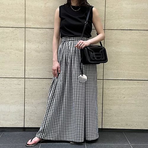 【イーバイエクラ/E by eclat】のギンガムチェックタックギャザースカート 人気、トレンドファッション・服の通販 founy(ファニー) 　ファッション　Fashion　レディースファッション　Fashion for Women　スカート　Skirts　ギャザー　Gathered, Ruffled　ギンガム　Gingham, Gingham Fabric　サッカー　Seersucker, Summer Fabric　チェック　Check, Plaid, Tartan　洗える　Machine Washable　other-3|ID: prp329100004464748 ipo3291000000034955534