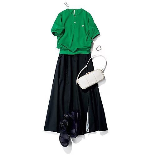 【エクラ/eclat】の【宮崎桃代さん別注】ベルトスカート 人気、トレンドファッション・服の通販 founy(ファニー) 　ファッション　Fashion　レディースファッション　Ladies' Fashion Online　スカート　Skirt　ベルト　Belts　スリット　Slit　ダブル　Double　マキシ　Maxi　別注　Special Order　洗える　Washable　other-3|ID: prp329100004464749 ipo3291000000032573576