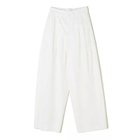 【サクラ/SACRA】のタック入りワイドテーパードパンツ 人気、トレンドファッション・服の通販 founy(ファニー) ファッション Fashion レディースファッション Fashion for Women パンツ Pants & Trousers バランス Balance, Style Balance フロント Front, Front Design リラックス Relax, Relaxed Fit ワイド Wide, Wide Fit ワッシャー Washer, Crinkled Finish thumbnail オフホワイト|ID: prp329100004464753 ipo3291000000034956220