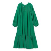 【サラ マリカ/Sara Mallika】のCOTTON GAUZE LONG DRESS 人気、トレンドファッション・服の通販 founy(ファニー) ファッション Fashion レディースファッション WOMEN ワンピース Dress ドレス Party Dresses インド India スキッパー Skipper ティアード Tiered バランス Balance 洗える Washable |ID:prp329100004464768