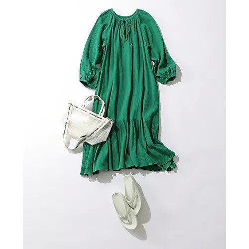 【サラ マリカ/Sara Mallika】のCOTTON GAUZE LONG DRESS 人気、トレンドファッション・服の通販 founy(ファニー) 　ファッション　Fashion　レディースファッション　Ladies' Fashion Online　ワンピース　Dress　ドレス　Party Dresses　インド　India　スキッパー　Skipper　ティアード　Tiered　バランス　Balance　洗える　Washable　other-3|ID: prp329100004464768 ipo3291000000031824257