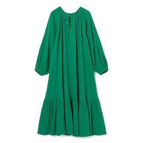 【サラ マリカ/Sara Mallika】 COTTON GAUZE LONG DRESS人気、トレンドファッション・服の通販 founy(ファニー) ファッション Fashion レディースファッション Fashion for Women ワンピース Dresses フォーマル・パーティードレス・結婚式用ドレス Elegant & Casual Dresses インド Indian Textile スキッパー Skipper, Open Collar ティアード Tiered, Tiered Style バランス Balance, Style Balance 洗える Machine Washable |ID:prp329100004464768