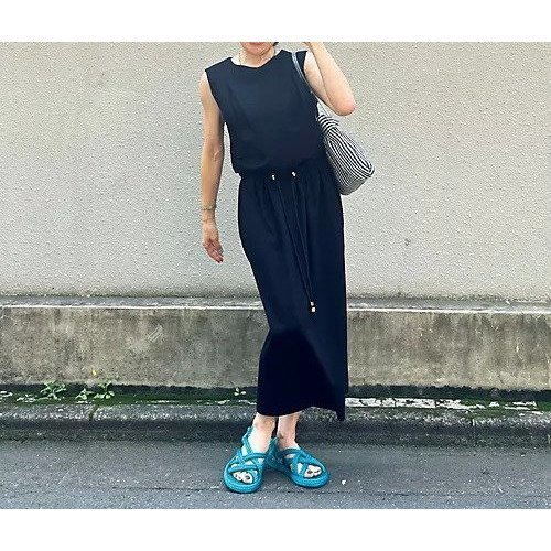 【エクラ/eclat】の【宮崎桃代さん別注】ショルダータックワンピース 人気、トレンドファッション・服の通販 founy(ファニー) 　ファッション　Fashion　レディースファッション　Fashion for Women　ワンピース　Dresses　5月号　May Issue　クール　Cool, Chic　シルバー　Silver, Metallic Silver　別注　Limited Edition, Custom Order　洗える　Machine Washable　other-3|ID: prp329100004464781 ipo3291000000032675320