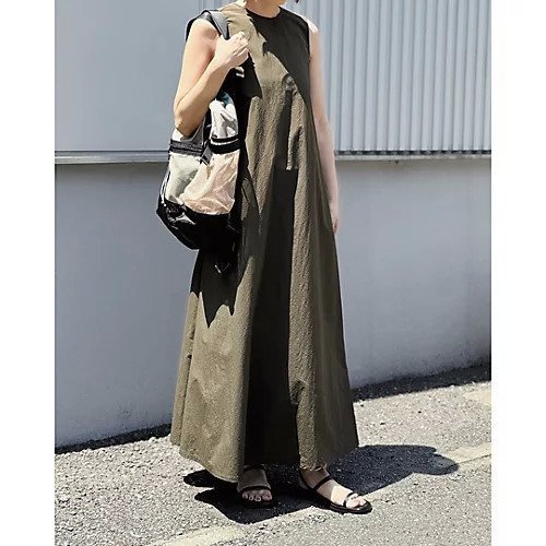 【スアデオ/suadeo】のすっきりノースリーブワンピース 人気、トレンドファッション・服の通販 founy(ファニー) 　ファッション　Fashion　レディースファッション　WOMEN　ワンピース　Dress　サンダル　Sandals　シンプル　Simple　ジャケット　Jacket　スニーカー　Sneakers　ノースリーブ　No Sleeve　バランス　Balance　フレア　Flare　エレガント 上品　Elegant　夏　Summer　洗える　Washable　other-2|ID: prp329100004464782 ipo3291000000031916026