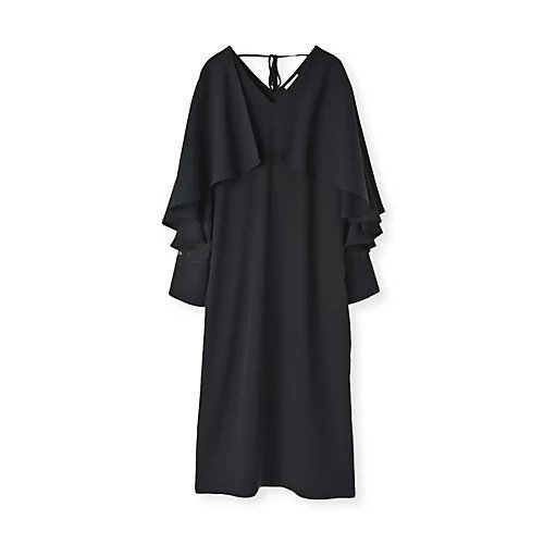 【マージュール/marjour】のRUFFLE DRESS 人気、トレンドファッション・服の通販 founy(ファニー) 　ファッション　Fashion　レディースファッション　Fashion for Women　ワンピース　Dresses　フォーマル・パーティードレス・結婚式用ドレス　Elegant & Casual Dresses　ジョーゼット　Georgette, Semi-Sheer Fabric　ストレッチ　Stretch, Stretchy Fabric　ボトム　Bottoms, Lower Wear　ポケット　Pocket, Pocket Detail　ラッフル　Ruffle, Frill　夏　Summer　 other-1|ID: prp329100004464783 ipo3291000000034177274