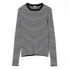 【ミラオーウェン/Mila Owen】の指サックラッシュガードリブニットプルオーバー ボーダー|ID: prp329100004464811 ipo3291000000034899442