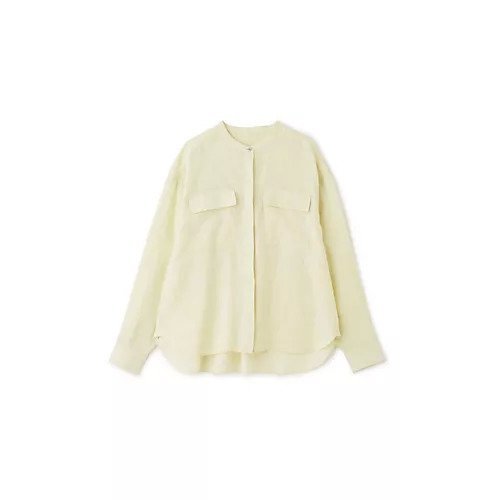 【ヒューマンウーマン/HUMAN WOMAN】のハードマンリネンバンドカラーシャツブラウス 人気、トレンドファッション・服の通販 founy(ファニー) 　ファッション　Fashion　レディースファッション　WOMEN　トップス・カットソー　Tops/Tshirt　シャツ/ブラウス　Shirts/Blouses　おすすめ　Recommend　カフス　Cuffs　シアー　Sheer　スタンダード　Standard　フラップ　Flap　フランス　France　フロント　Front　ボックス　Box　ポケット　Pocket　リネン　Linen　エレガント 上品　Elegant　人気　Popularity　夏　Summer　定番　Standard　other-3|ID: prp329100004465737 ipo3291000000031338331