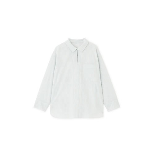 【ヒューマンウーマン/HUMAN WOMAN】のエアリーコットンスキッパープルオーバー 人気、トレンドファッション・服の通販 founy(ファニー) 　ファッション　Fashion　レディースファッション　WOMEN　トップス・カットソー　Tops/Tshirt　プルオーバー　Pullover　おすすめ　Recommend　カフス　Cuffs　スキッパー　Skipper　スタンダード　Standard　ストライプ　Stripe　セットアップ　Set Up　デニム　Denim　ボックス　Box　ボトム　Bottom　無地　Plain Color　other-2|ID: prp329100004465738 ipo3291000000031338341