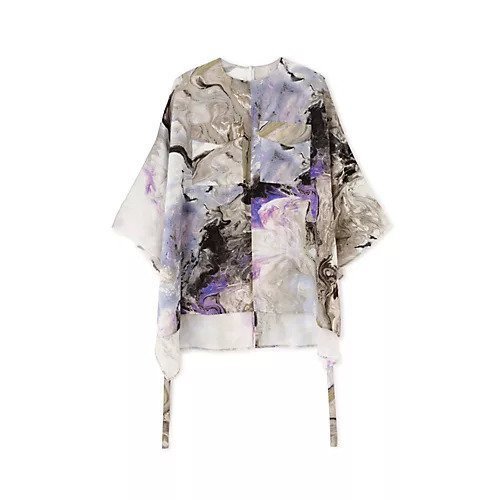 【アドーア/ADORE】のマーブルプリントブラウス 人気、トレンドファッション・服の通販 founy(ファニー) 　ファッション　Fashion　レディースファッション　Fashion for Women　トップス・カットソー　Cut & Sew Tops　シャツ・ブラウス・オフィスカジュアル　Elegant Blouses & Button-Ups　おすすめ　Recommended / Our Picks　フィット　Fit, Slim Fit　フロント　Front, Front Design　プリント　Print, Printed Pattern　ポケット　Pocket, Pocket Detail　マーブル　Marble, Marble Pattern　モチーフ　Motif, Design Theme　リラックス　Relax, Relaxed Fit　ルーズ　Loose, Oversized　冬　Winter / This Winter　A/W・秋冬　Autumn/Winter　other-2|ID: prp329100004465739 ipo3291000000034015915