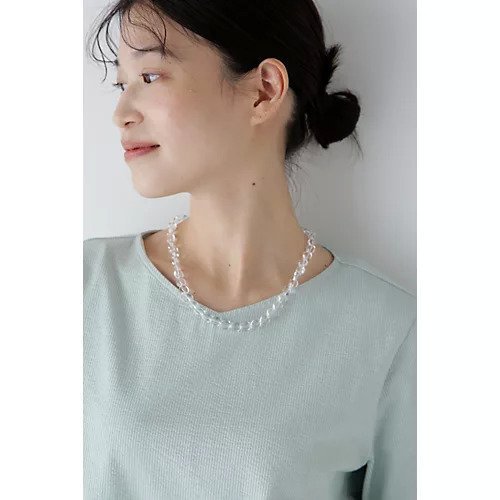 【ヒューマンウーマン/HUMAN WOMAN】のクリアーネックレス インテリア・キッズ・メンズ・レディースファッション・服の通販 founy(ファニー) https://founy.com/ ファッション Fashion レディースファッション WOMEN ジュエリー Jewelry ネックレス Necklaces おすすめ Recommend アクリル Acrylic シルバー Silver シンプル Simple チェーン Chain ネックレス Necklace 夏 Summer |ID: prp329100004465755 ipo3291000000031338513