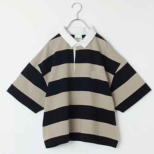 【パロットキャンバス/PARROTT CANVAS】の【洗える】CROPPED WIDE RUGGER SHIRT インテリア・キッズ・メンズ・レディースファッション・服の通販 founy(ファニー) https://founy.com/ ファッション Fashion レディースファッション Fashion for Women トップス・カットソー Cut & Sew Tops シャツ・ブラウス・オフィスカジュアル Elegant Blouses & Button-Ups クロップド Cropped, Short Length バランス Balance, Style Balance ボックス Boxy, Box Shape ボトム Bottoms, Lower Wear ボーダー Border, Stripe リラックス Relax, Relaxed Fit ワイド Wide, Wide Fit ワンポイント One Point, Statement Accent 洗える Machine Washable |ID: prp329100004468957 ipo3291000000031383340