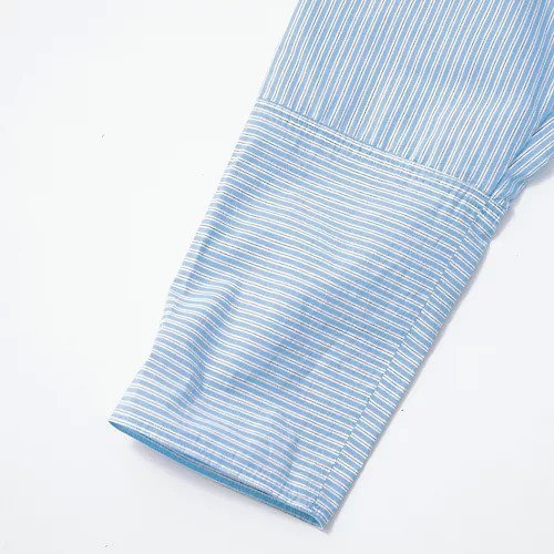 【カレンソロジー/Curensology】の【LEE別注】【洗える】ストライプレイヤードギャザーブラウス 人気、トレンドファッション・服の通販 founy(ファニー) 　ファッション　Fashion　レディースファッション　Fashion for Women　トップス・カットソー　Cut & Sew Tops　シャツ・ブラウス・オフィスカジュアル　Elegant Blouses & Button-Ups　ギャザー　Gathered, Ruffled　コンパクト　Compact, Small Size　ストライプ　Stripe, Striped Pattern　トレンド　Trend, Trending Now　別注　Limited Edition, Custom Order　洗える　Machine Washable　other-2|ID: prp329100004468962 ipo3291000000033139914