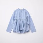 【カレンソロジー/Curensology】の【LEE別注】【洗える】ストライプレイヤードギャザーブラウス ブルー|ID: prp329100004468962 ipo3291000000036317310