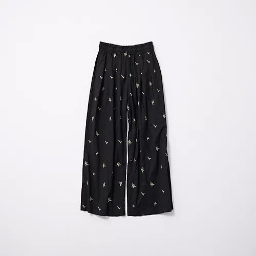 【ヌキテパ/NE QUITTEZ PAS】の【洗える】COTTON VOILE DOT LEAF EMBROIDERY GATHER PANTS インテリア・キッズ・メンズ・レディースファッション・服の通販 founy(ファニー) https://founy.com/ ファッション Fashion レディースファッション WOMEN パンツ Pants ギャザー Gather ドレープ Drape フィット Fit モチーフ Motif リーフ Leaf 洗える Washable |ID: prp329100004468974 ipo3291000000031383822