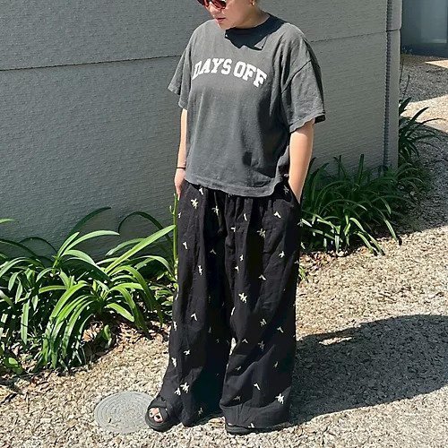 【ヌキテパ/NE QUITTEZ PAS】の【洗える】COTTON VOILE DOT LEAF EMBROIDERY GATHER PANTS 人気、トレンドファッション・服の通販 founy(ファニー) 　ファッション　Fashion　レディースファッション　Fashion for Women　パンツ　Pants & Trousers　ギャザー　Gathered, Ruffled　ドレープ　Drape, Draping Fabric　フィット　Fit, Slim Fit　モチーフ　Motif, Design Theme　リーフ　Leaf, Botanical Leaf　洗える　Machine Washable　other-2|ID: prp329100004468974 ipo3291000000033654503