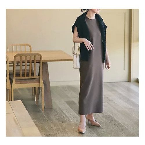 【デミルクス ビームス/Demi-Luxe BEAMS】の【LEE別注】【洗える】アメリカンスリーブ ニットワンピース 人気、トレンドファッション・服の通販 founy(ファニー) 　ファッション　Fashion　レディースファッション　Fashion for Women　ワンピース　Dresses　ニットワンピース　Knit Dresses　おすすめ　Recommended / Our Picks　アメリカン　American Style　スリーブ　Sleeve, Long Sleeve / Short Sleeve　リゾート　Resort, Vacation Style　別注　Limited Edition, Custom Order　洗える　Machine Washable　other-2|ID: prp329100004468979 ipo3291000000034618389