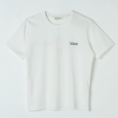 【ビューティフル ピープル/beautiful people】の60/3 jersey outline logo T インテリア・キッズ・メンズ・レディースファッション・服の通販 founy(ファニー) 　ファッション　Fashion　レディースファッション　Ladies' Fashion Online　おすすめ　Recommend　コンパクト　Compact　バランス　Balance　ビッグ　Big　off white|ID: prp329100004472608 ipo3291000000031479878