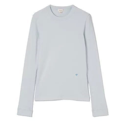 【ブラミンク/BLAMINK】のコットンストレッチリブロングスリーブ インテリア・キッズ・メンズ・レディースファッション・服の通販 founy(ファニー) https://founy.com/ ファッション Fashion レディースファッション Fashion for Women シンプル Simple, Minimal フィット Fit, Slim Fit ロング Long, Long-Length ワンポイント One Point, Statement Accent 洗える Machine Washable 長袖 Long Sleeve, Full Sleeve |ID: prp329100004472618 ipo3291000000033139688