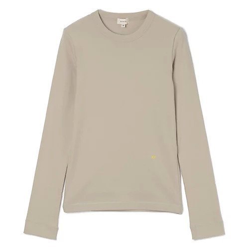 【ブラミンク/BLAMINK】のコットンストレッチリブロングスリーブ インテリア・キッズ・メンズ・レディースファッション・服の通販 founy(ファニー) 　ファッション　Fashion　レディースファッション　Fashion for Women　シンプル　Simple, Minimal　フィット　Fit, Slim Fit　ロング　Long, Long-Length　ワンポイント　One Point, Statement Accent　洗える　Machine Washable　長袖　Long Sleeve, Full Sleeve　OLIVE|ID: prp329100004472618 ipo3291000000033139694
