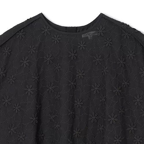 【ブラミンク/BLAMINK】のコットンエンブロイダリーノースリブブラウス 人気、トレンドファッション・服の通販 founy(ファニー) 　ファッション　Fashion　レディースファッション　Fashion for Women　トップス・カットソー　Cut & Sew Tops　シャツ・ブラウス・オフィスカジュアル　Elegant Blouses & Button-Ups　2025年　2025　2025春夏・S/S　Spring/Summer 2025 SS25　イレヘム　Irregular Hemline　エレガント 上品　Elegant　カッティング　Cutting Detail　シアー　Sheer, See-Through　ノースリーブ　Sleeveless, No-Sleeve　フェミニン　Feminine, Girly　フラワー　Flower, Floral　モチーフ　Motif, Design Theme　ラウンド　Round, Round Neck　other-2|ID: prp329100004472624 ipo3291000000035916633