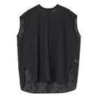 【ブラミンク/BLAMINK】のコットンエンブロイダリーノースリブブラウス BLACK|ID: prp329100004472624 ipo3291000000036281529