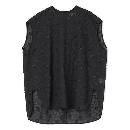 【ブラミンク/BLAMINK】のコットンエンブロイダリーノースリブブラウス インテリア・キッズ・メンズ・レディースファッション・服の通販 founy(ファニー) https://founy.com/ ファッション Fashion レディースファッション Fashion for Women トップス・カットソー Cut & Sew Tops シャツ・ブラウス・オフィスカジュアル Elegant Blouses & Button-Ups 2025年 2025 2025春夏・S/S Spring/Summer 2025 SS25 イレヘム Irregular Hemline エレガント 上品 Elegant カッティング Cutting Detail シアー Sheer, See-Through ノースリーブ Sleeveless, No-Sleeve フェミニン Feminine, Girly フラワー Flower, Floral モチーフ Motif, Design Theme ラウンド Round, Round Neck |ID: prp329100004472624 ipo3291000000036315060