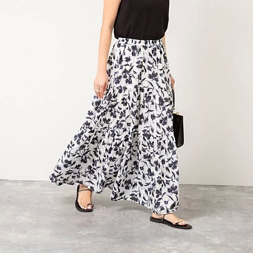 【ノーリーズソフィー/NOLLEY'S sophi】のアートフラワーティアードスカート インテリア・キッズ・メンズ・レディースファッション・服の通販 founy(ファニー) https://founy.com/ ファッション Fashion レディースファッション WOMEN スカート Skirt ティアードスカート Tiered Skirts 2025年 2025 2025春夏・S/S Ss,Spring/Summer,2025 おすすめ Recommend シンプル Simple フラワー Flower プリント Print リゾート Resort 夏 Summer 旅行 Travel |ID: prp329100004472655 ipo3291000000031914226