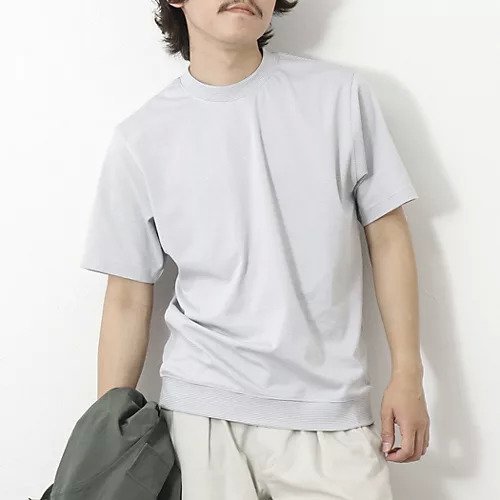 【ノーリーズ グッドマン/NOLLEY'S goodman / MEN】の《ビジカジ対応》セミシルケットスムース ボーダードレスTシャツ 25SS インテリア・キッズ・メンズ・レディースファッション・服の通販 founy(ファニー) 　ファッション　Fashion　メンズファッション　Fashion for Men　2025年　2025　2025春夏・S/S　Spring/Summer 2025 SS25　インナー　Innerwear　カーディガン　Cardigan, Knitwear　クール　Cool, Chic　シルケット　Silket, Silky Cotton　ジャケット　Jacket, Outerwear　ドレス　Dress, One-Piece　バランス　Balance, Style Balance　ビジネス 仕事 通勤　Business / Work / Commuting　ボーダー　Border, Stripe　エレガント 上品　Elegant　無地　Plain, Solid Color　ホワイト系その他|ID: prp329100004472705 ipo3291000000031914903