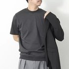 【ノーリーズ グッドマン/NOLLEY'S goodman / MEN】の《ビジカジ対応》セミシルケットスムース ボーダードレスTシャツ 25SS ブラック|ID: prp329100004472705 ipo3291000000031914904
