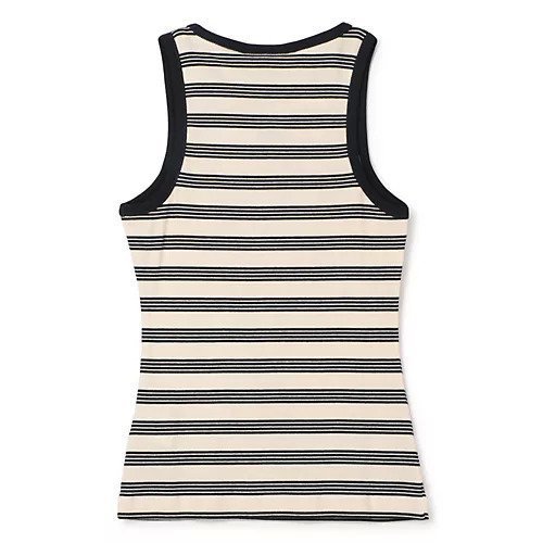 【ガニー/GANNI】のStriped Soft Cotton Rib Tank Top 人気、トレンドファッション・服の通販 founy(ファニー) 　ファッション　Fashion　レディースファッション　Fashion for Women　ワンピース　Dresses　2025年　2025　2025春夏・S/S　Spring/Summer 2025 SS25　センター　Center, Center Line　タンク　Tank Top, Sleeveless Top　パイピング　Piping, Trim Design　洗える　Machine Washable　other-2|ID: prp329100004474980 ipo3291000000031547485