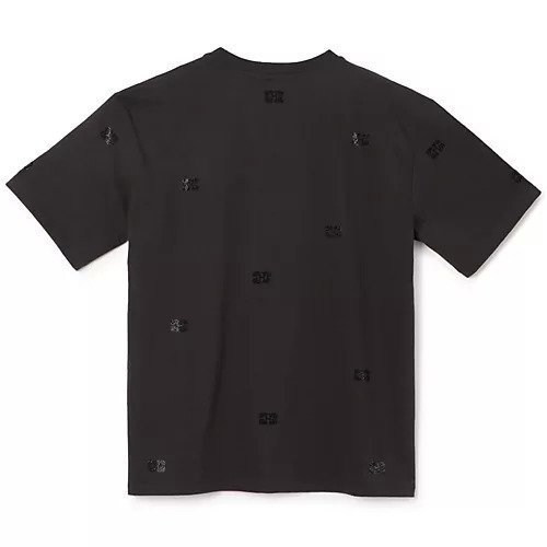 【ガニー/GANNI】のHeavy Cotton Rhinestone Drop Shoulder T-shirt 人気、トレンドファッション・服の通販 founy(ファニー) 　ファッション　Fashion　レディースファッション　Fashion for Women　トップス・カットソー　Cut & Sew Tops　シャツ・ブラウス・オフィスカジュアル　Elegant Blouses & Button-Ups　ロングTシャツ・Tシャツ　Longline T-Shirts & Tees　2025年　2025　2025春夏・S/S　Spring/Summer 2025 SS25　ビジュー　Bijou, Jewel-like Accent　リュクス　Luxury, Elegant, High-End, Chic　洗える　Machine Washable　other-2|ID: prp329100004474983 ipo3291000000031547541
