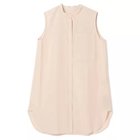 【プレインピープル/PLAIN PEOPLE】のタイプライターバンドカラーチュニック ライトベージュ|ID: prp329100004475004 ipo3291000000031547814