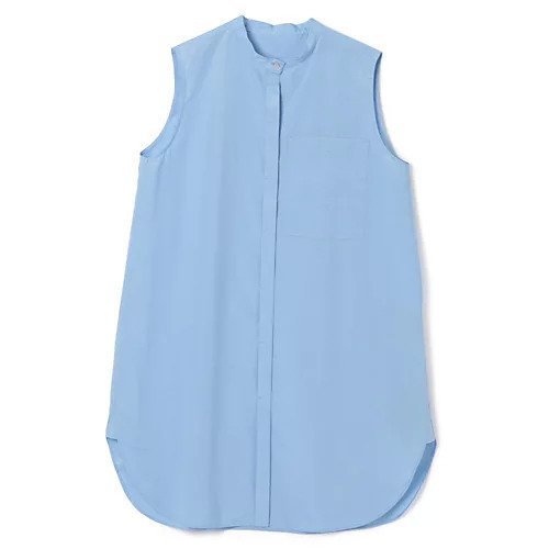 【プレインピープル/PLAIN PEOPLE】のタイプライターバンドカラーチュニック インテリア・キッズ・メンズ・レディースファッション・服の通販 founy(ファニー) 　ファッション　Fashion　レディースファッション　WOMEN　トップス・カットソー　Tops/Tshirt　おすすめ　Recommend　セットアップ　Set Up　タイプライター　Typewriter　チュニック　Tunic　洗える　Washable　サックス|ID: prp329100004475004 ipo3291000000031547815