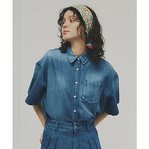 【ヒューマンウーマン/HUMAN WOMAN】のクロップド半袖デニムブラ インテリア・キッズ・メンズ・レディースファッション・服の通販 founy(ファニー) https://founy.com/ ファッション Fashion レディースファッション WOMEN トップス・カットソー Tops/Tshirt おすすめ Recommend クロップド Cropped スタンダード Standard セットアップ Set Up デニム Denim バランス Balance プリント Print ポケット Pocket モダン Modern ロング Long ワイド Wide 別注 Special Order 半袖 Short Sleeve 夏 Summer |ID: prp329100004475017 ipo3291000000031548043
