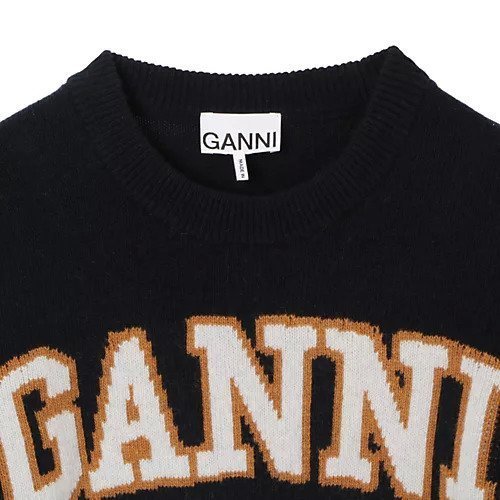 【ガニー/GANNI】のGraphic Wool Mix Baseball Crewneck 人気、トレンドファッション・服の通販 founy(ファニー) 　ファッション　Fashion　レディースファッション　Fashion for Women　2025年　2025　2025春夏・S/S　Spring/Summer 2025 SS25　今季　This Season, Current Season　other-3|ID: prp329100004475056 ipo3291000000035594862