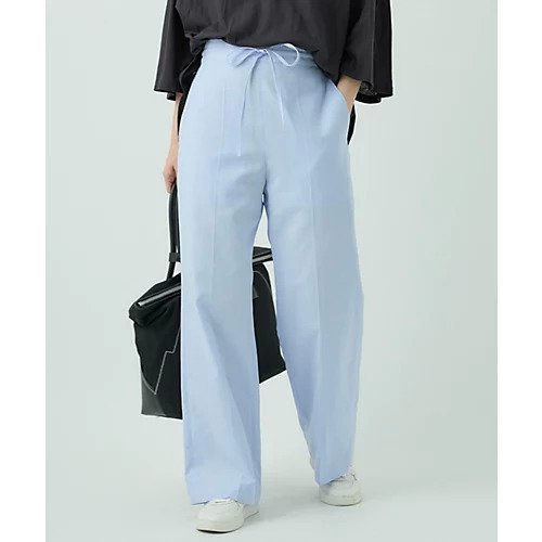 【カオス/Chaos】のパジャマパンツ インテリア・キッズ・メンズ・レディースファッション・服の通販 founy(ファニー) ファッション Fashion レディースファッション Fashion for Women パンツ Pants & Trousers 2025年 2025 2025春夏・S/S Spring/Summer 2025 SS25 ジャケット Jacket, Outerwear ストレート Straight, Straight Cut セットアップ Set-Up, Coordinated Outfit センター Center, Center Line バランス Balance, Style Balance パジャマ Pajamas, Sleepwear サックス|ID: prp329100004475069 ipo3291000000034716352