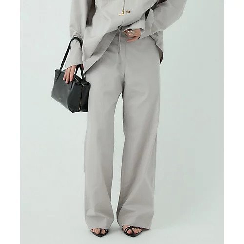 【カオス/Chaos】のパジャマパンツ インテリア・キッズ・メンズ・レディースファッション・服の通販 founy(ファニー) ファッション Fashion レディースファッション Fashion for Women パンツ Pants & Trousers 2025年 2025 2025春夏・S/S Spring/Summer 2025 SS25 ジャケット Jacket, Outerwear ストレート Straight, Straight Cut セットアップ Set-Up, Coordinated Outfit センター Center, Center Line バランス Balance, Style Balance パジャマ Pajamas, Sleepwear ベージュ|ID: prp329100004475069 ipo3291000000034716353